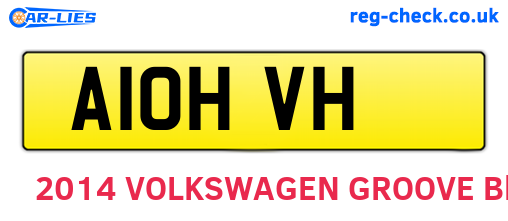 A10HVH are the vehicle registration plates.