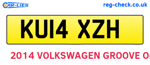 KU14XZH are the vehicle registration plates.