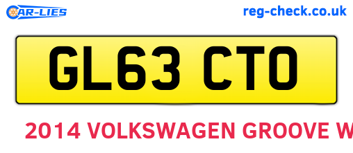 GL63CTO are the vehicle registration plates.
