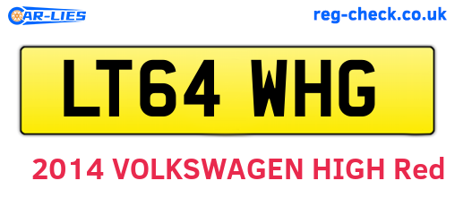 LT64WHG are the vehicle registration plates.