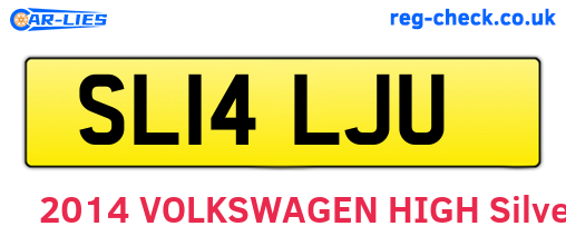 SL14LJU are the vehicle registration plates.