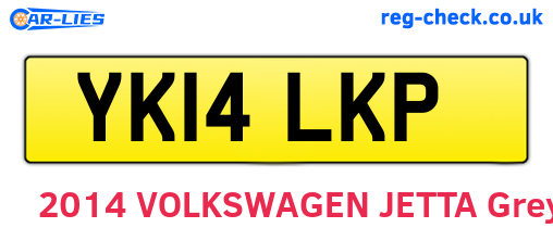 YK14LKP are the vehicle registration plates.
