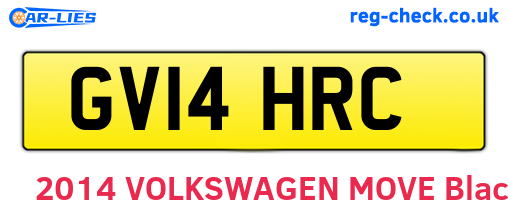 GV14HRC are the vehicle registration plates.