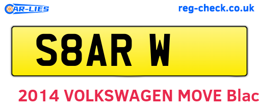 S8ARW are the vehicle registration plates.