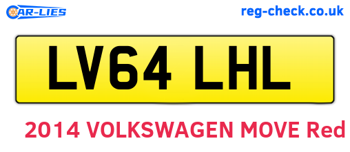 LV64LHL are the vehicle registration plates.