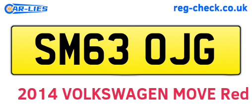 SM63OJG are the vehicle registration plates.