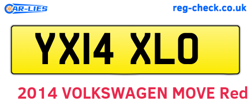 YX14XLO are the vehicle registration plates.
