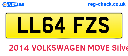 LL64FZS are the vehicle registration plates.