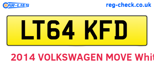 LT64KFD are the vehicle registration plates.