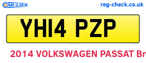 YH14PZP are the vehicle registration plates.