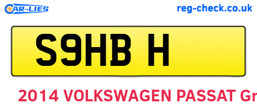 S9HBH are the vehicle registration plates.