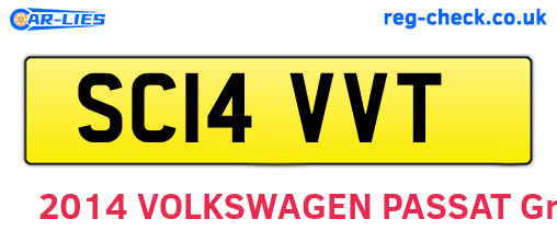 SC14VVT are the vehicle registration plates.