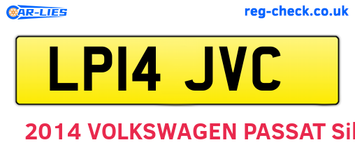 LP14JVC are the vehicle registration plates.