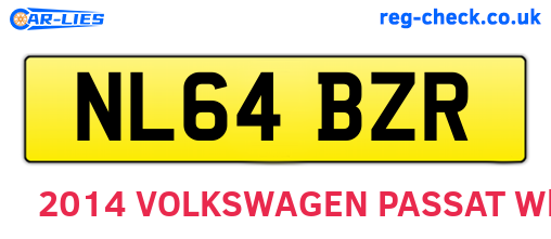 NL64BZR are the vehicle registration plates.