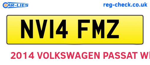 NV14FMZ are the vehicle registration plates.