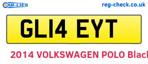 GL14EYT are the vehicle registration plates.