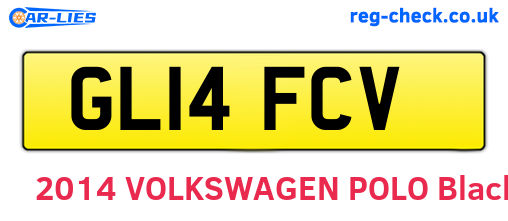 GL14FCV are the vehicle registration plates.