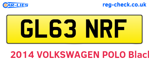 GL63NRF are the vehicle registration plates.