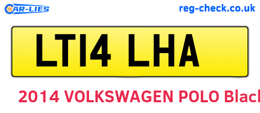 LT14LHA are the vehicle registration plates.