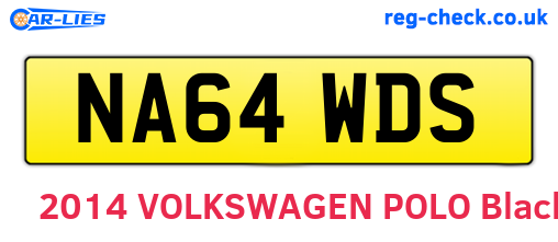 NA64WDS are the vehicle registration plates.