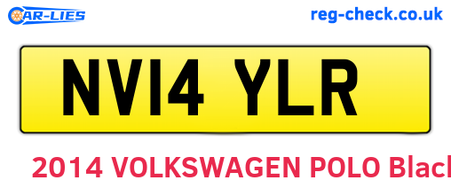 NV14YLR are the vehicle registration plates.