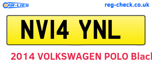 NV14YNL are the vehicle registration plates.