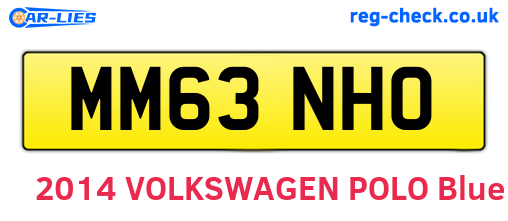 MM63NHO are the vehicle registration plates.