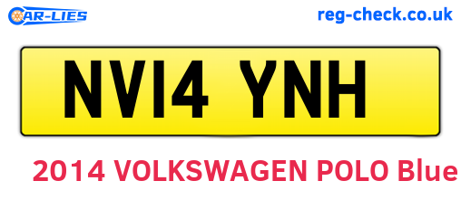 NV14YNH are the vehicle registration plates.