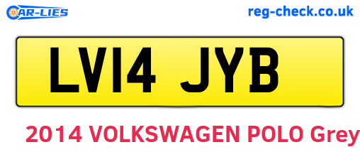 LV14JYB are the vehicle registration plates.