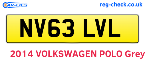 NV63LVL are the vehicle registration plates.
