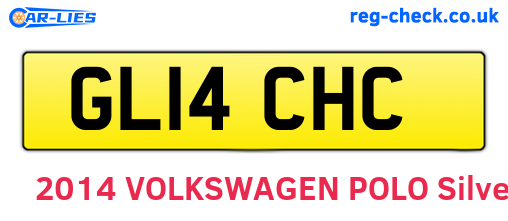 GL14CHC are the vehicle registration plates.
