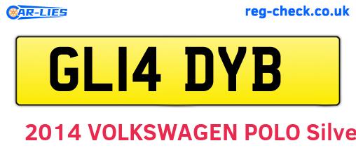 GL14DYB are the vehicle registration plates.