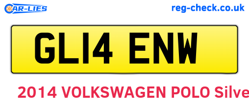 GL14ENW are the vehicle registration plates.