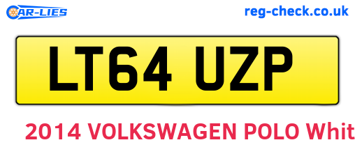 LT64UZP are the vehicle registration plates.