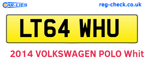 LT64WHU are the vehicle registration plates.