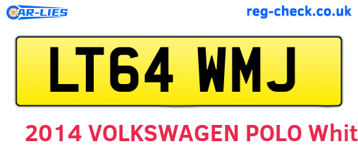 LT64WMJ are the vehicle registration plates.
