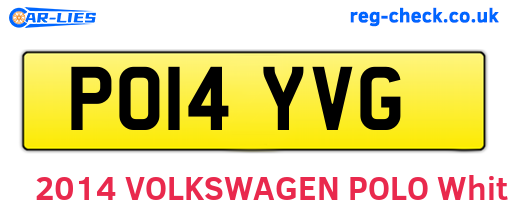 PO14YVG are the vehicle registration plates.