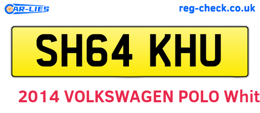 SH64KHU are the vehicle registration plates.