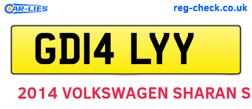 GD14LYY are the vehicle registration plates.
