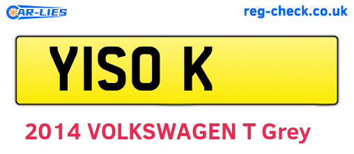 Y1SOK are the vehicle registration plates.