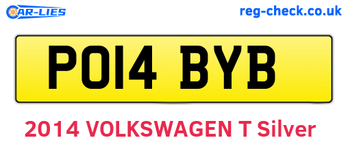 PO14BYB are the vehicle registration plates.