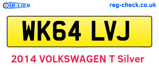 WK64LVJ are the vehicle registration plates.