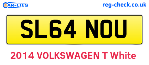 SL64NOU are the vehicle registration plates.