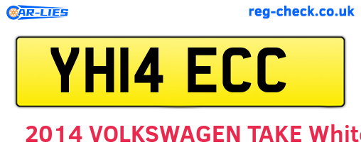 YH14ECC are the vehicle registration plates.