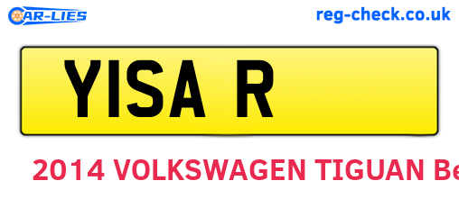 Y1SAR are the vehicle registration plates.