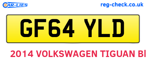 GF64YLD are the vehicle registration plates.