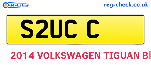 S2UCC are the vehicle registration plates.