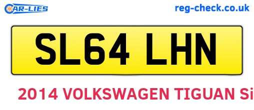 SL64LHN are the vehicle registration plates.