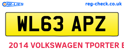 WL63APZ are the vehicle registration plates.