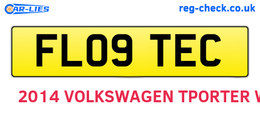 FL09TEC are the vehicle registration plates.